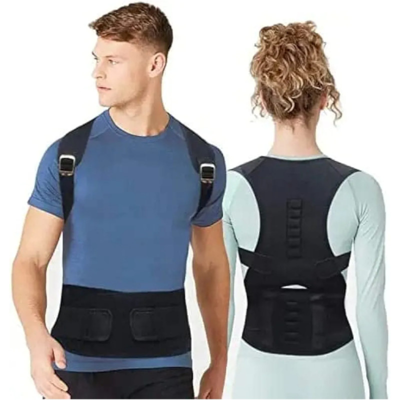 Neoprene Magnetic Posture Corrector & Bally Belt
